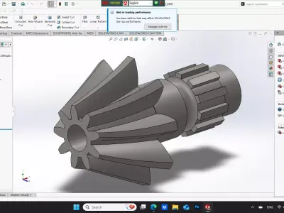 Helical Bevel Gear Model  3D model