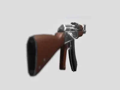 AK-47 Gun 3D model