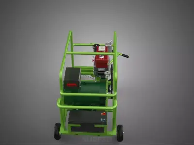 PORTABLE WELDER WELDING POWER DIESEL ENGINE GENERATOR GENSET KVA 3D model