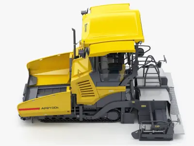 Collection Road Construction Machines 3D model