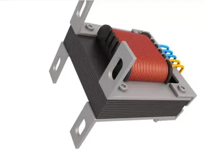 Electrical Transformer 3D model purchase