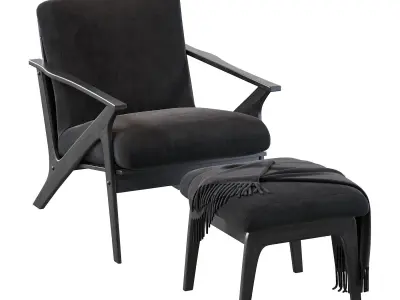 Baxton Studio Bianca Mid-Century 3D model purchase