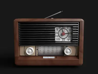 Radio 3D model buy