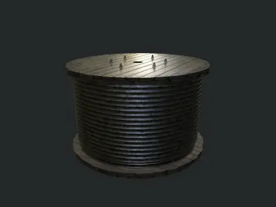 Coilwire Low-poly 3D model