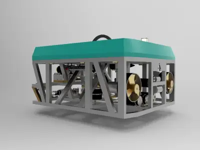 Submersible Remotely Operated Vehicle  3D model