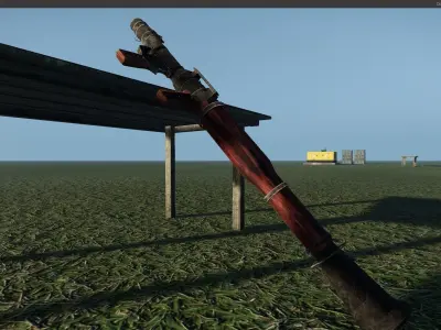 RPG-7 Launcher Low-poly 3D model