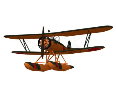 Kawanishi K5Y Willow 3D model purchase