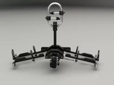 Bicycle Towbar Carrier 3D model