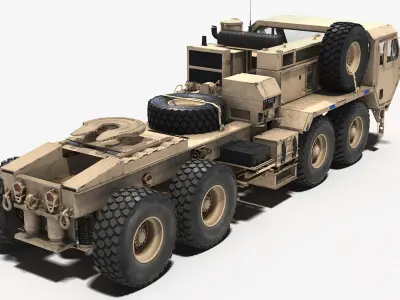 Military Truck Oshkosh HEMTT M985 Sand 3D model