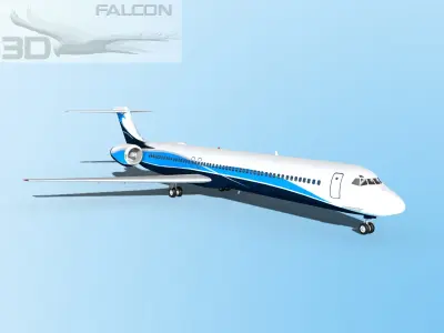 Falcon3D MD-80 Corporate 3 3D model