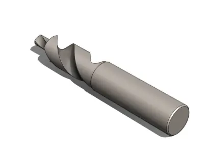 Broca Escalonada Step Drill dia 16 x 100 and 6 x 12 3D model