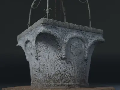 Water well 3D model buy