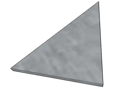 Delta anchor 10 kg 3D model