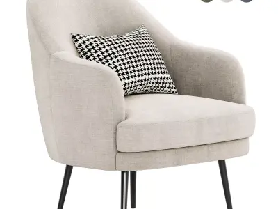 nyuton armchair 3D model
