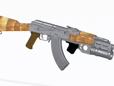 GP-25 acessories 3D model