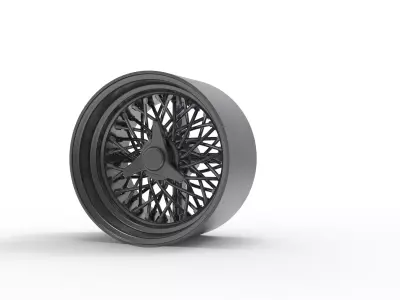 VINTAGE AR 024 WHEEL 3D PRINT MODEL 3D print model