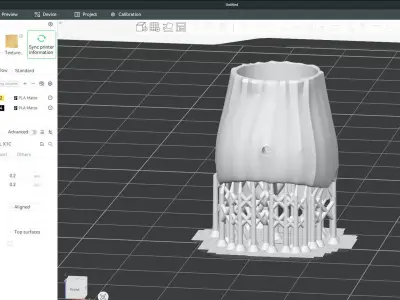 Custom3Dprint Minifigure Accessory - Minifigure Hair S2 - 086 3D print model