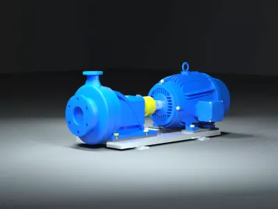 Water bumb 3D model