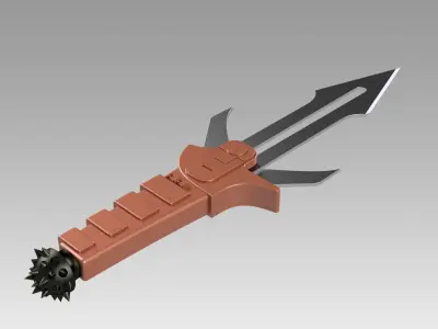 Star Trek The Search for Spock Exacting of The Klingon Dk tahg 3D model
