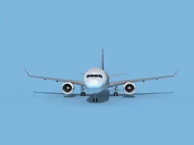 Boeing 767-400 Air Canada 2 3D model