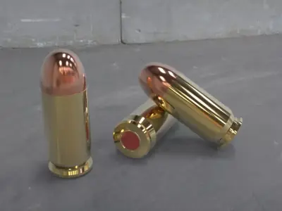 45 ACP Rounds 3D model
