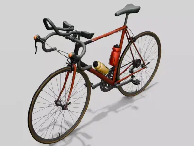 Bicycle 3D Model Low-poly 3D model