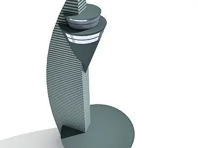 Modern Control Tower 3D model