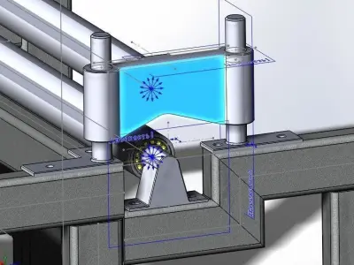 Felt Sticking Machine 3D model