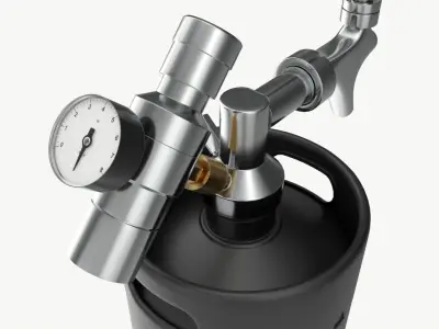 Pressurized Keg System 02 3D model