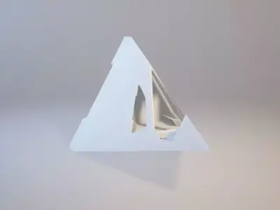 V-X spacecraft Low-poly 3D model