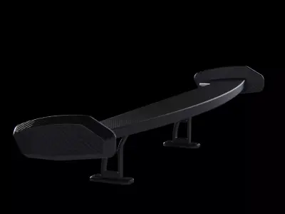 Spoiler tuning garage auto car 3D model