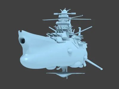  Space Battleship Yamato 3D print model