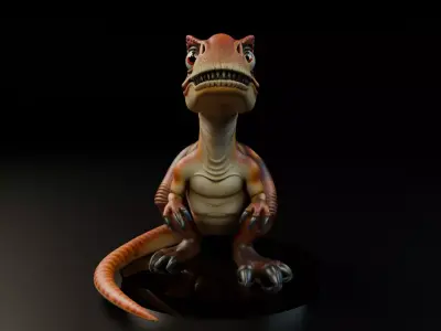 dinosaur 3D print model 5
