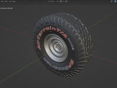 BF Goodrich BFG BAJA 3D model