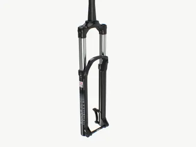 Front suspension Fork Low-poly 3D model