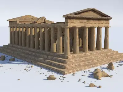 Parthenon 3D model purchase