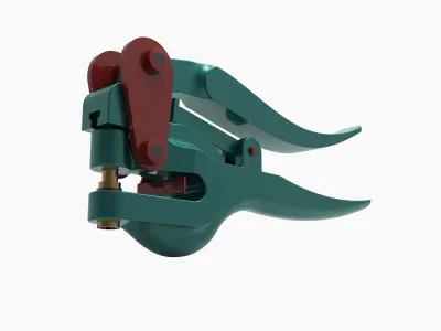 Single One Hole Punch Machine 3D model