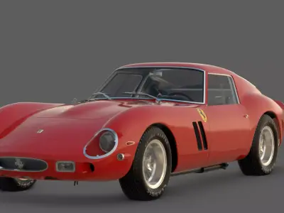 1962 Ferrari 250 GTO 3D Model  Holy Grail of Classic Cars 3D model