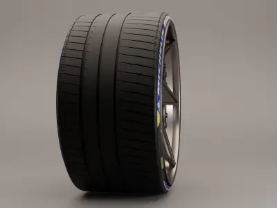 JRC FinalFighters with Mishelin tyres 3D model