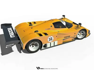 Mazda 767b  3D model