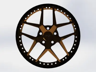 Cast rim NICHE SPORT SERIES VICE - M227 3D model