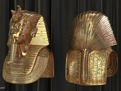 Golden Mask of Tutankhamun 3D model