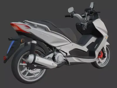 Modern Electric Scooter 3D model