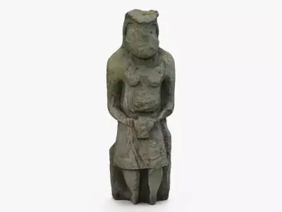 Ancient statue 3D Free 3D model