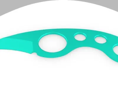 TACTIC KNIFE GRIFFIN EDITION Low-poly 3D model