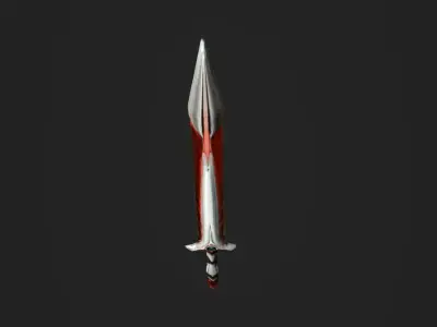 JellySword Utl Free low-poly 3D model