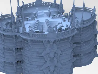 Poseidon ruins 5 3D model