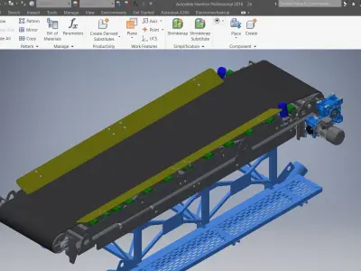 Conveyor belt 3d model 3D model purchase