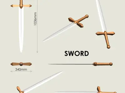 Sword  3D print model