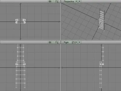 Ladder - Twolevel 3D model